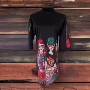 Retro BBW Beluis shirt/shirt dress